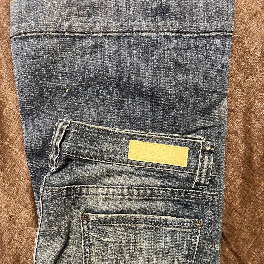 Rock and Roll Denim Trouser low rise